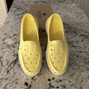 Sperry Yellow Boat Shoes